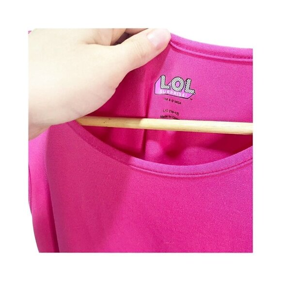 LOL SURPRISE SLEEVELESS ART IS LIFE PINK DRESS SIZE XL 10-12 GIRLS NEW - Picture 6 of 6